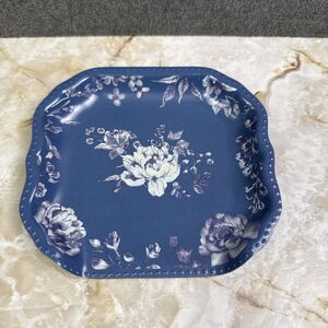The Pioneer Woman Delilah Spoon Rest Blue Floral Melamine Used